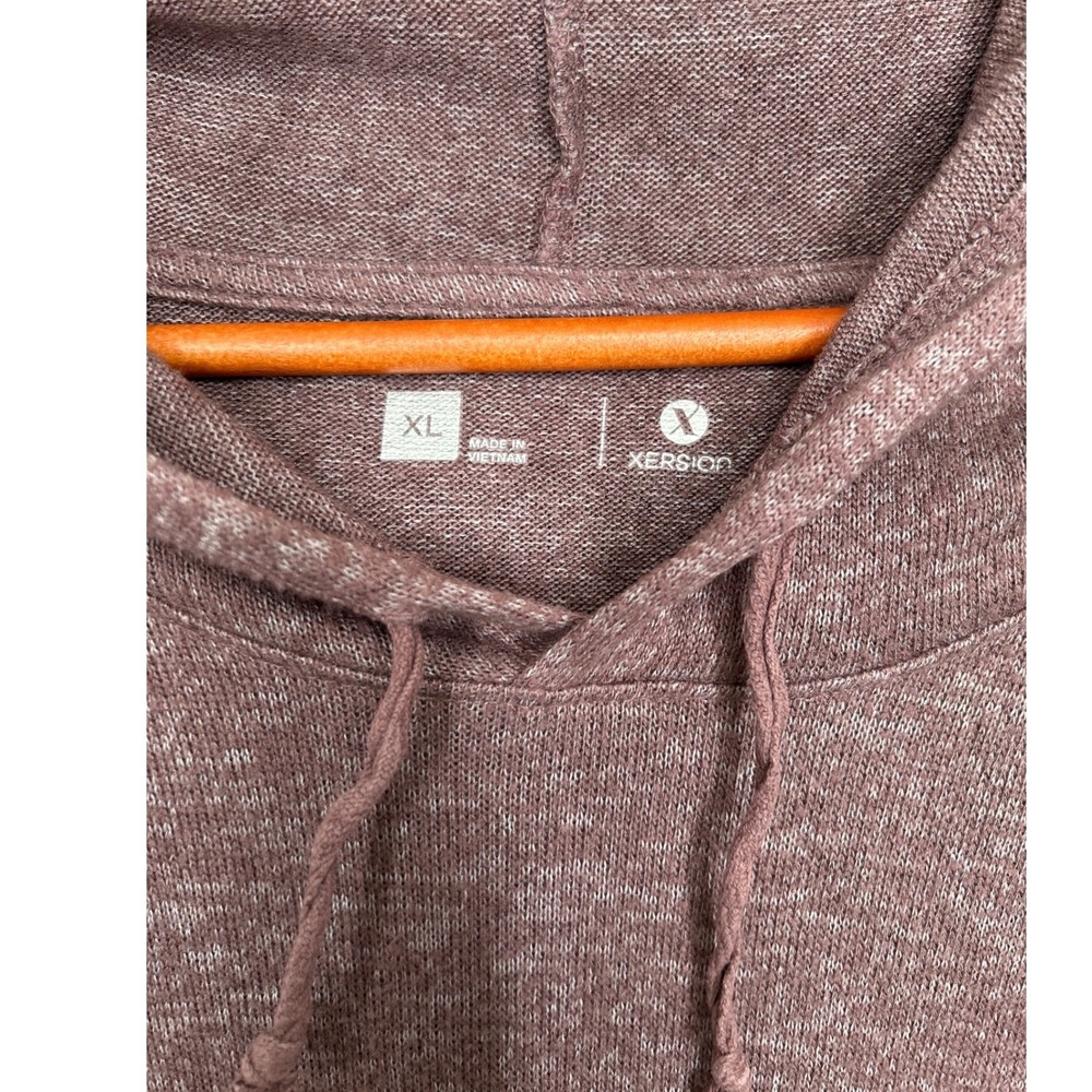 Xersion Women's Hooded Pullover Sweater Mauve Color Size XL - Picture 2 of 4